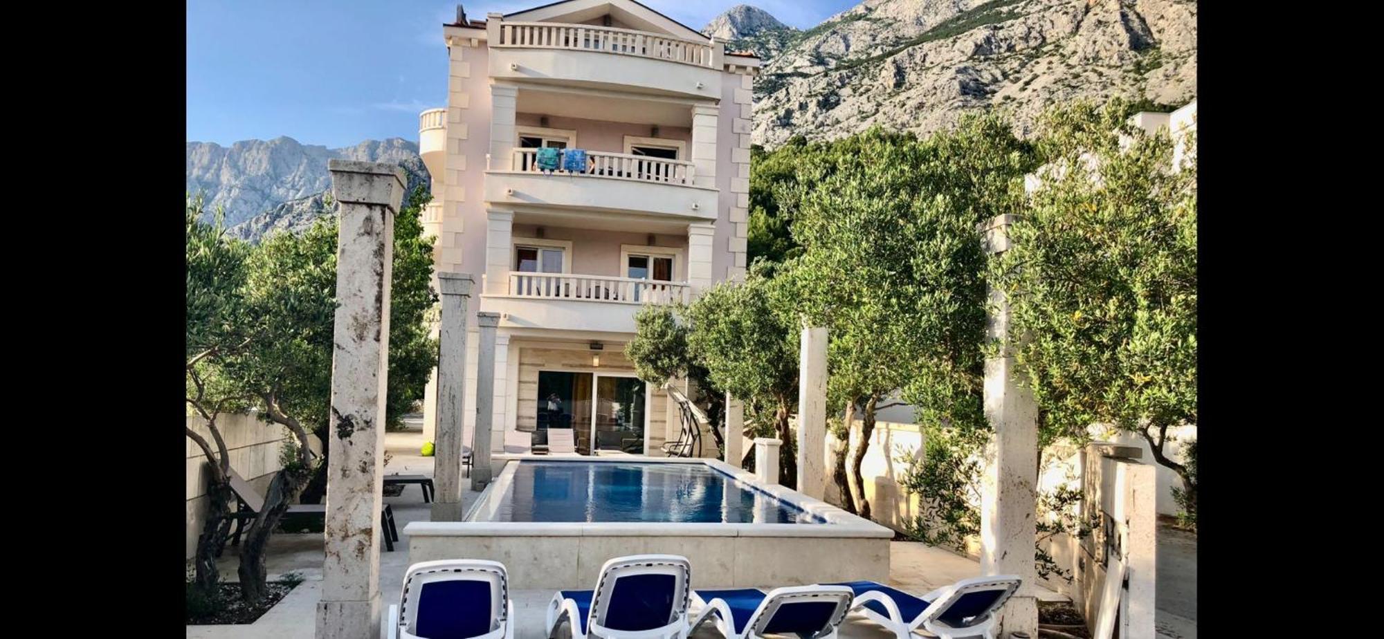 Villa Luce Mit Pool Makarska Exterior foto